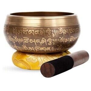 Tibetan Singing bowl Set ~ for yoga, Meditation and sound Healing Third eye !!
